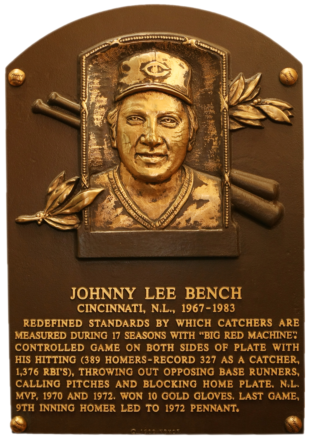 Bench, Johnny | Baseball Hall of Fame